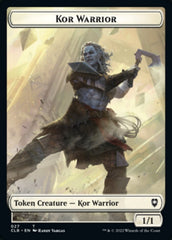 Kor Warrior // Angel Warrior Double-sided Token [Commander Legends: Battle for Baldur's Gate Tokens] | Tacoma Games