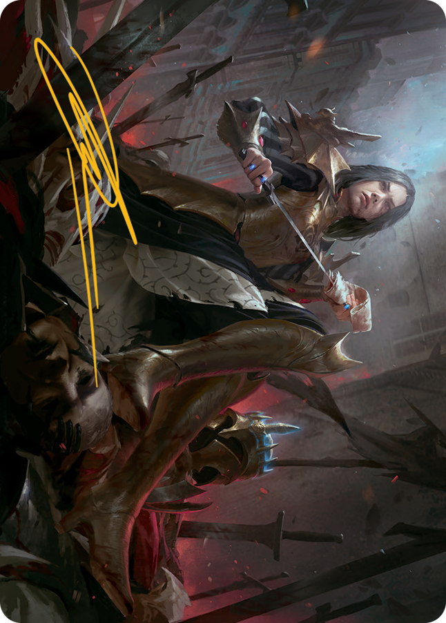 Marchesa, Resolute Monarch Art Card (Gold-Stamped Signature) [March of the Machine Art Series] | Tacoma Games