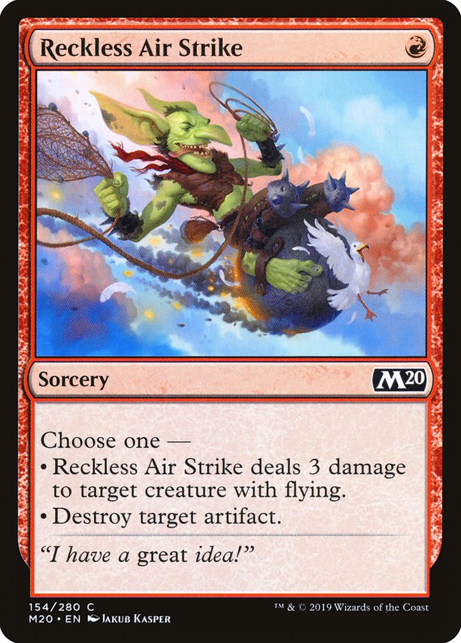 Reckless Air Strike [Core Set 2020] | Tacoma Games