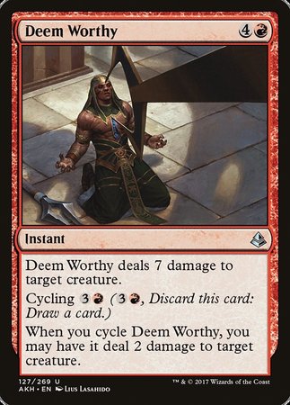 Deem Worthy [Amonkhet] | Tacoma Games