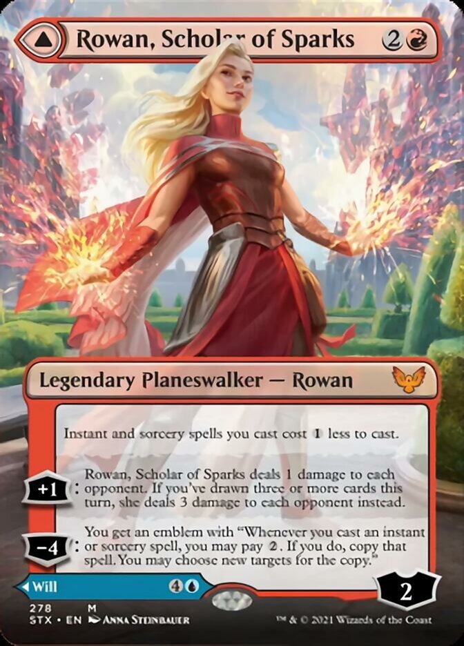 Rowan, Scholar of Sparks // Will, Scholar of Frost (Extended) [Strixhaven: School of Mages] | Tacoma Games