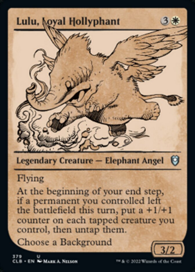 Lulu, Loyal Hollyphant (Showcase) [Commander Legends: Battle for Baldur's Gate] | Tacoma Games