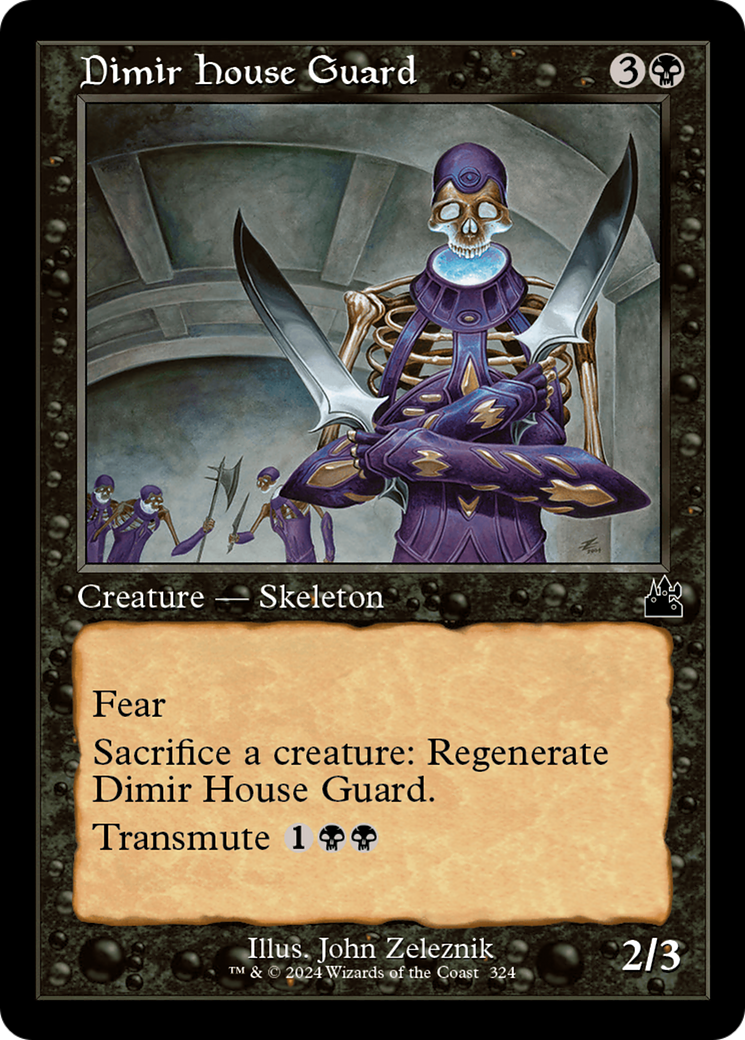 Dimir House Guard (Retro Frame) [Ravnica Remastered] | Tacoma Games