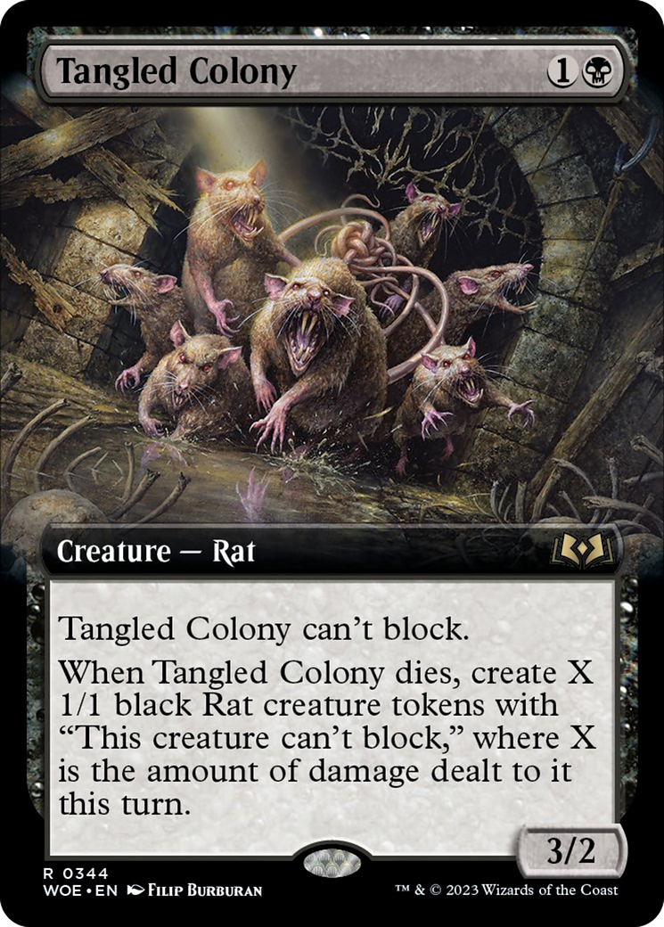 Tangled Colony (Extended Art) [Wilds of Eldraine] | Tacoma Games