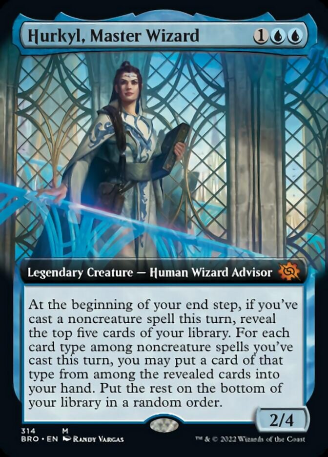 Hurkyl, Master Wizard (Extended Art) [The Brothers' War] | Tacoma Games