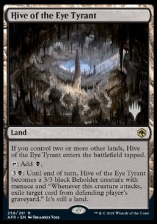 Hive of the Eye Tyrant (Promo Pack) [Dungeons & Dragons: Adventures in the Forgotten Realms Promos] | Tacoma Games