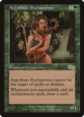 Argothian Enchantress [Urza's Saga] | Tacoma Games