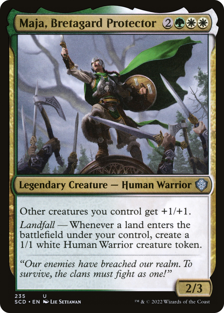 Maja, Bretagard Protector [Starter Commander Decks] | Tacoma Games