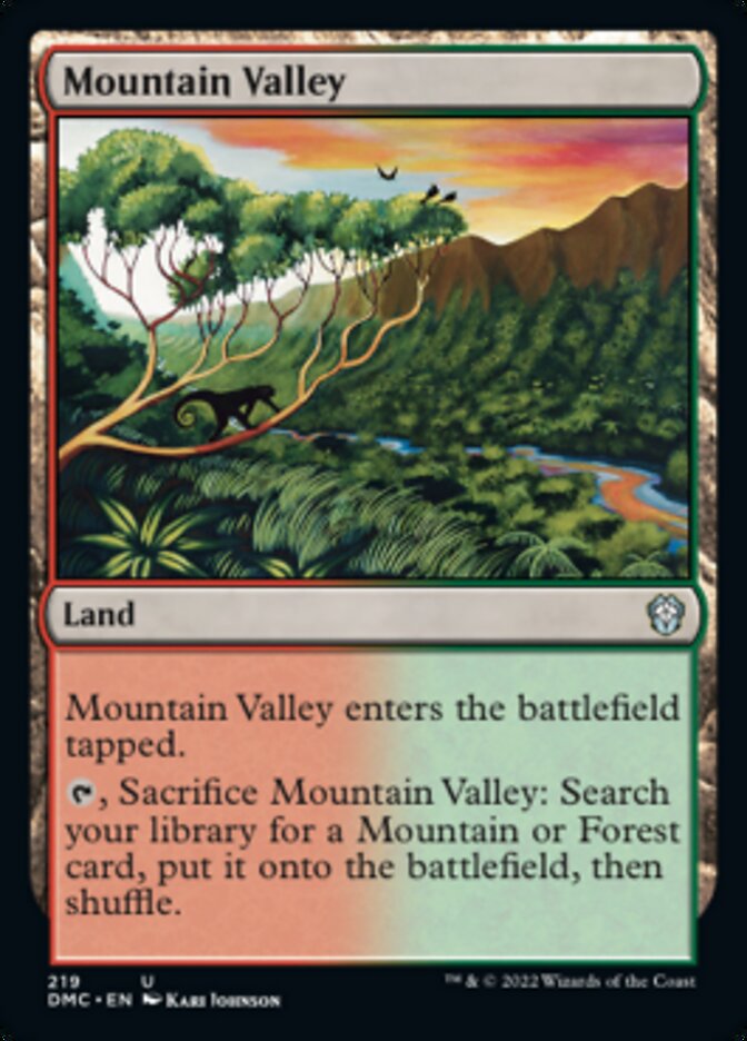 Mountain Valley [Dominaria United Commander] | Tacoma Games