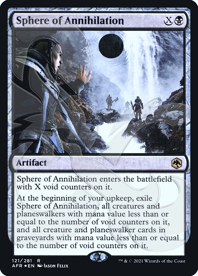 Sphere of Annihilation (Ampersand Promo) [Dungeons & Dragons: Adventures in the Forgotten Realms Promos] | Tacoma Games