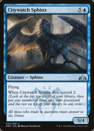 Citywatch Sphinx [Guilds of Ravnica] | Tacoma Games