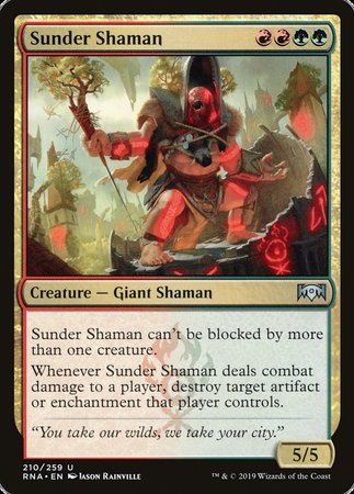 Sunder Shaman [Ravnica Allegiance] | Tacoma Games