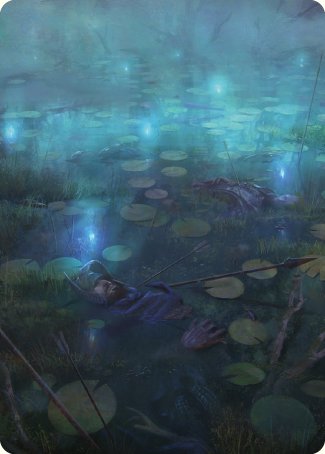 The Dead Marshes Art Card [The Lord of the Rings: Tales of Middle-earth Art Series] | Tacoma Games