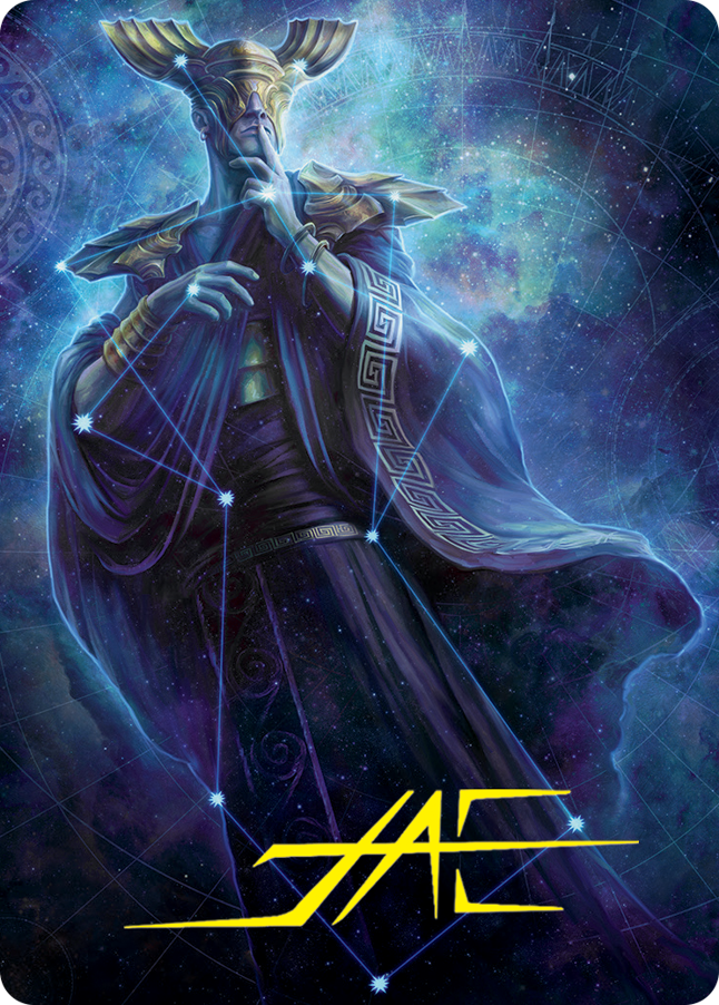 Atris, Oracle of Half-Truths Art Card (Gold-Stamped Signature) [March of the Machine Art Series] | Tacoma Games