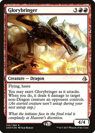 Glorybringer [Amonkhet Promos] | Tacoma Games