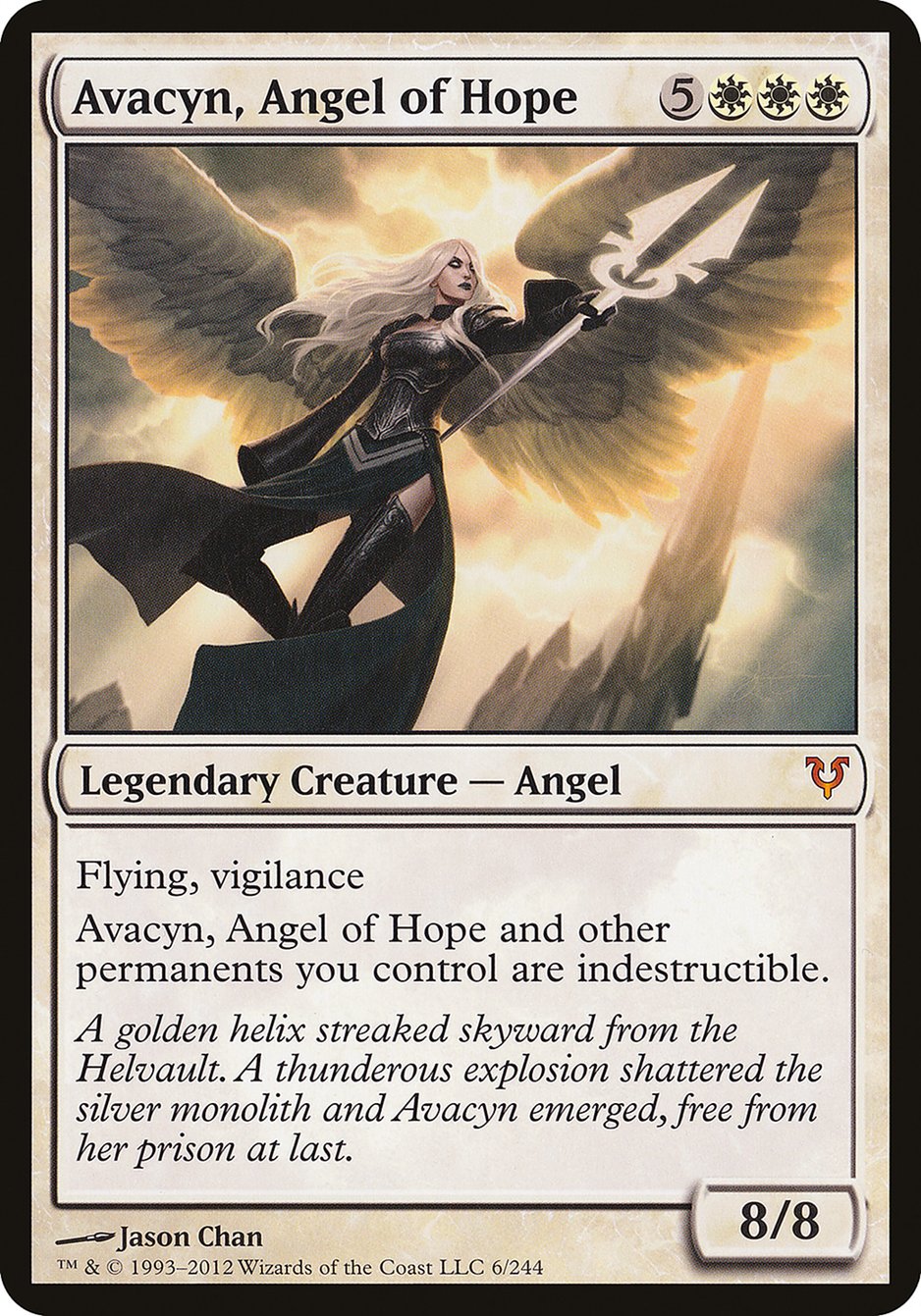 Avacyn, Angel of Hope (Oversized) [Open the Helvault] | Tacoma Games