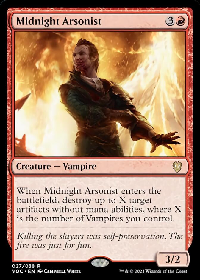 Midnight Arsonist [Innistrad: Crimson Vow Commander] | Tacoma Games