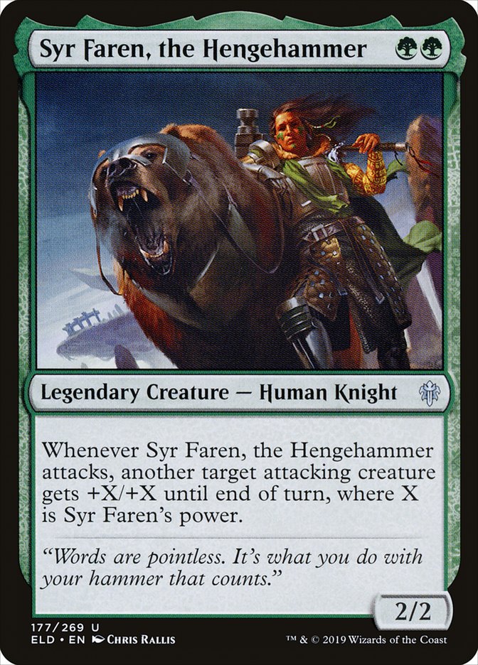 Syr Faren, the Hengehammer [Throne of Eldraine] | Tacoma Games