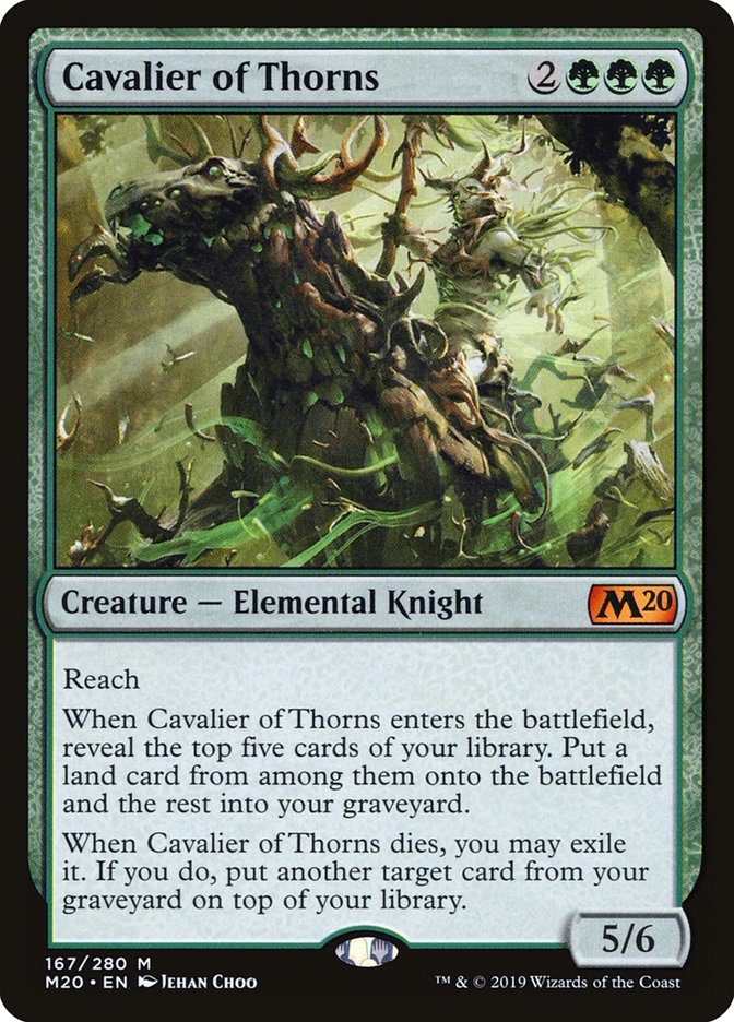 Cavalier of Thorns [Core Set 2020] | Tacoma Games