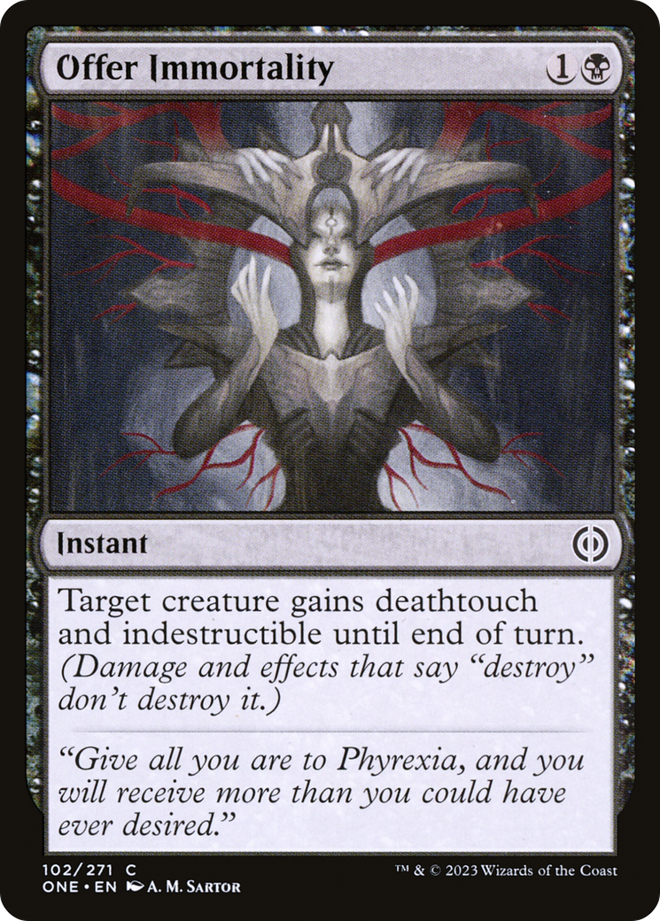 Offer Immortality [Phyrexia: All Will Be One] | Tacoma Games