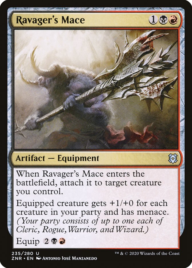 Ravager's Mace [Zendikar Rising] | Tacoma Games