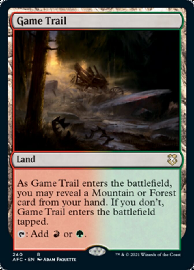 Game Trail [Dungeons & Dragons: Adventures in the Forgotten Realms Commander] | Tacoma Games