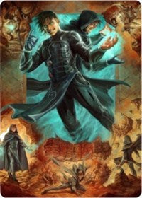 Jace, Mirror Mage 2 Art Card [Zendikar Rising Art Series] | Tacoma Games