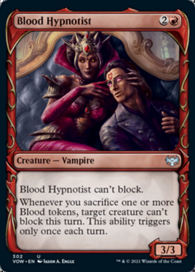 Blood Hypnotist (Showcase Fang Frame) [Innistrad: Crimson Vow] | Tacoma Games