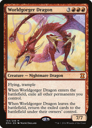 Worldgorger Dragon [Eternal Masters] | Tacoma Games