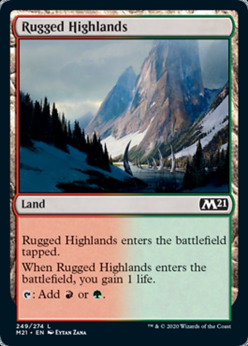 Rugged Highlands [Core Set 2021] | Tacoma Games