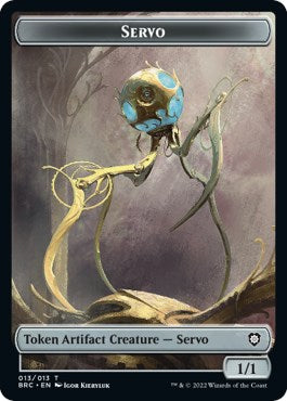 Myr // Servo Double-Sided Token [The Brothers' War Commander Tokens] | Tacoma Games