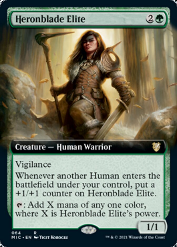 Heronblade Elite (Extended) [Innistrad: Midnight Hunt Commander] | Tacoma Games