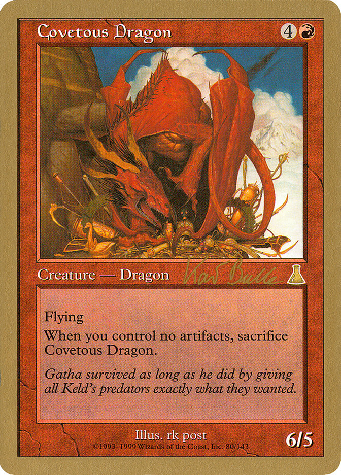 Covetous Dragon (Kai Budde) [World Championship Decks 1999] | Tacoma Games