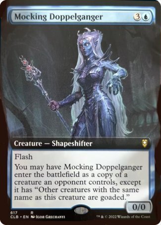 Mocking Doppelganger (Extended Art) [Commander Legends: Battle for Baldur's Gate] | Tacoma Games