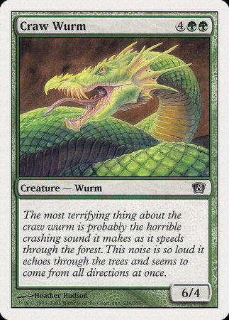 Craw Wurm [Eighth Edition] | Tacoma Games