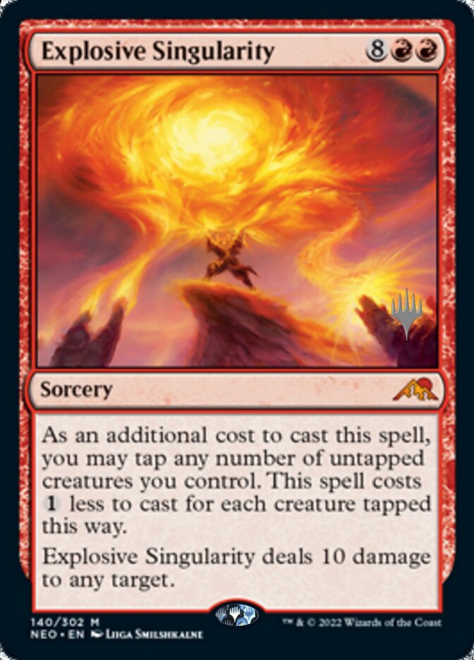 Explosive Singularity (Promo Pack) [Kamigawa: Neon Dynasty Promos] | Tacoma Games