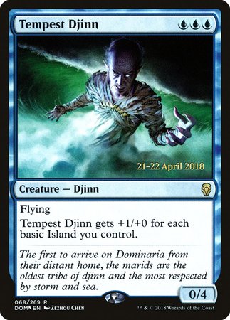 Tempest Djinn [Dominaria Promos] | Tacoma Games