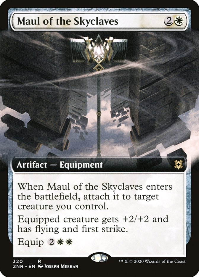 Maul of the Skyclaves (Extended Art) [Zendikar Rising] | Tacoma Games