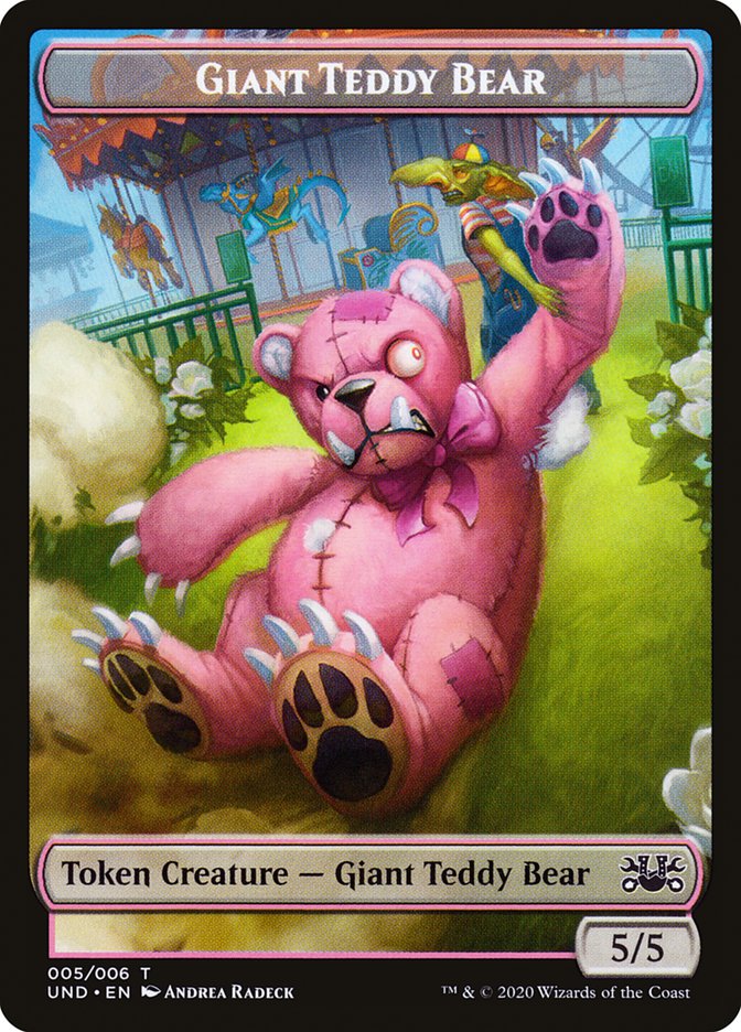 Giant Teddy Bear // Acorn Stash Double-sided Token [Unsanctioned Tokens] | Tacoma Games