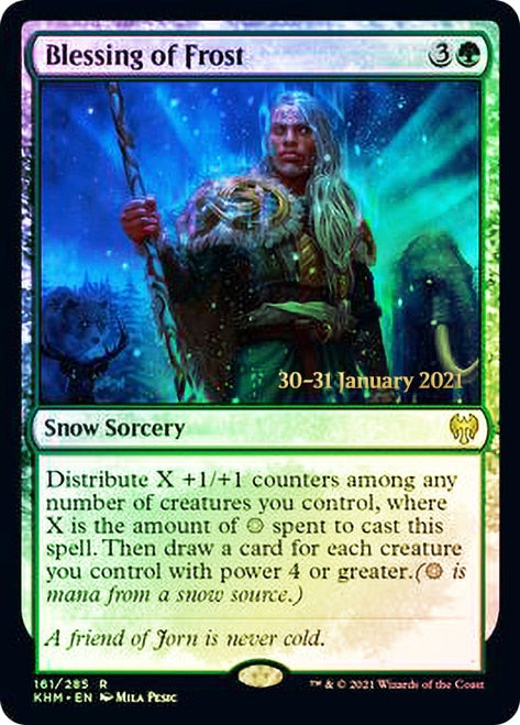 Blessing of Frost  [Kaldheim Prerelease Promos] | Tacoma Games