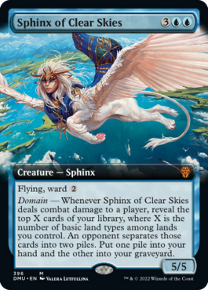 Sphinx of Clear Skies (Extended Art) [Dominaria United] | Tacoma Games