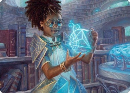 Zimone, Quandrix Prodigy Art Card [Strixhaven: School of Mages Art Series] | Tacoma Games