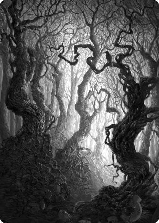 Forest 2 Art Card [Innistrad: Midnight Hunt Art Series] | Tacoma Games