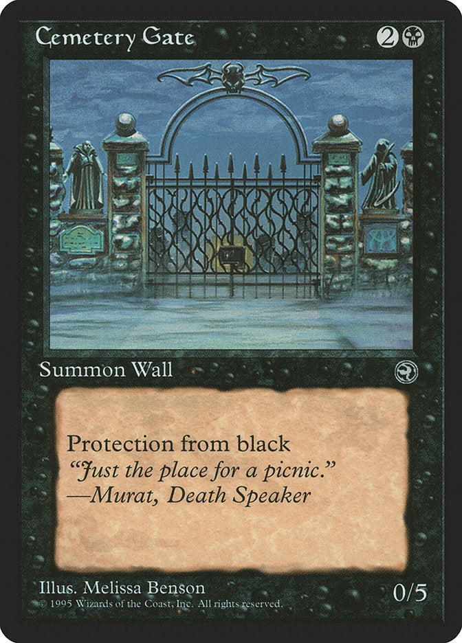 Cemetery Gate (Murat Flavor Text) [Homelands] | Tacoma Games