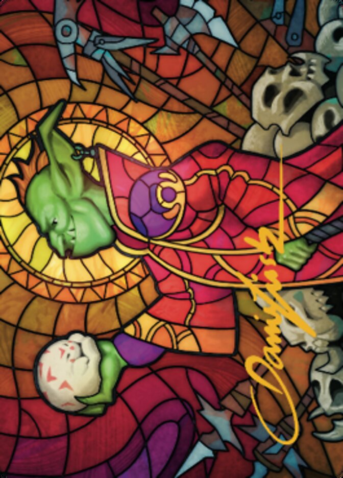 Squee, Dubious Monarch Art Card (Gold-Stamped Signature) [Dominaria United Art Series] | Tacoma Games