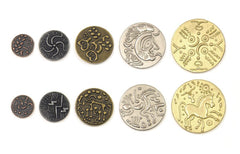 Artana Metal Coins: Celtic Theme Set | Tacoma Games
