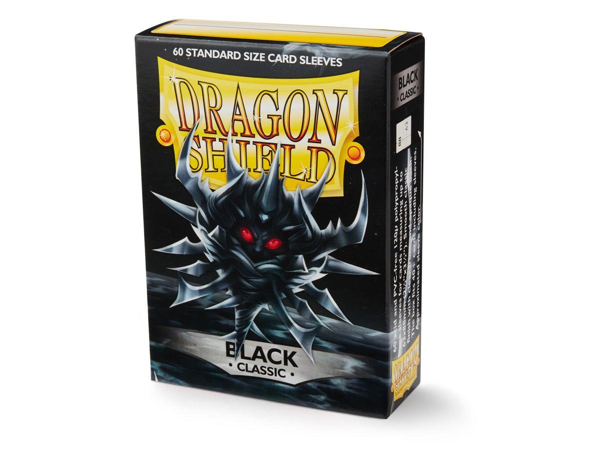 Dragon Shield Classic Sleeve - Black ‘Locus’ 60ct | Tacoma Games