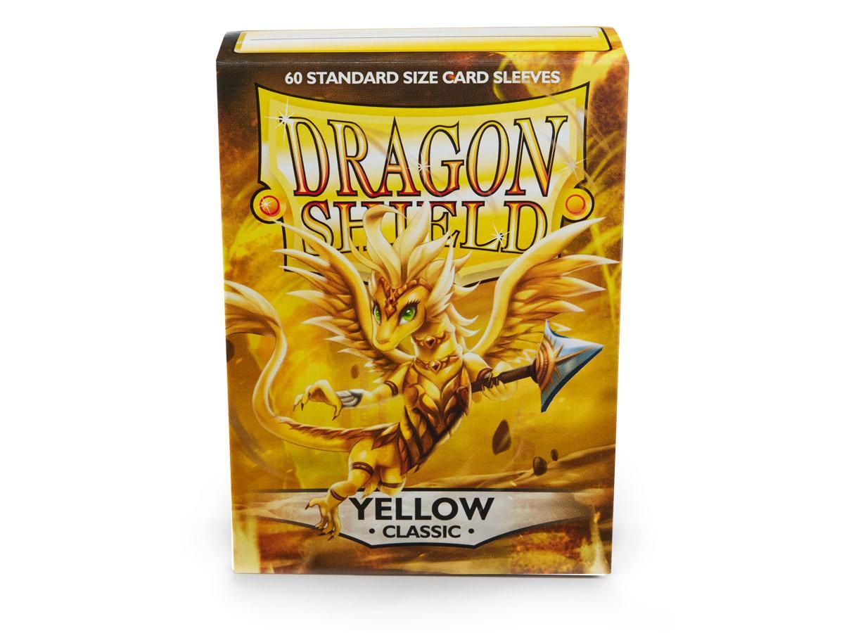 Dragon Shield Classic Sleeve - Yellow ‘Dorna’ 60ct | Tacoma Games