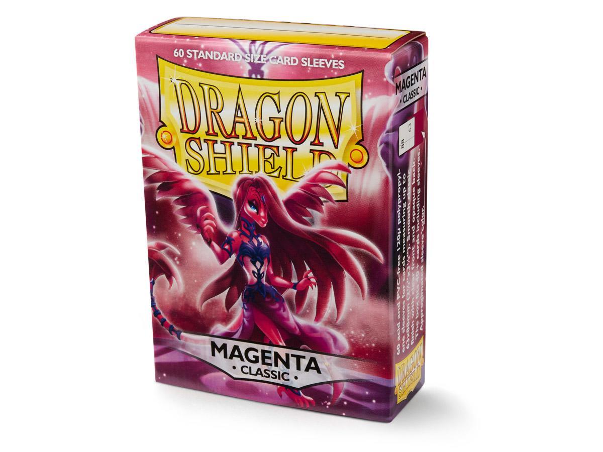 Dragon Shield Classic Sleeve - Magenta ‘Lilin’ 60ct | Tacoma Games