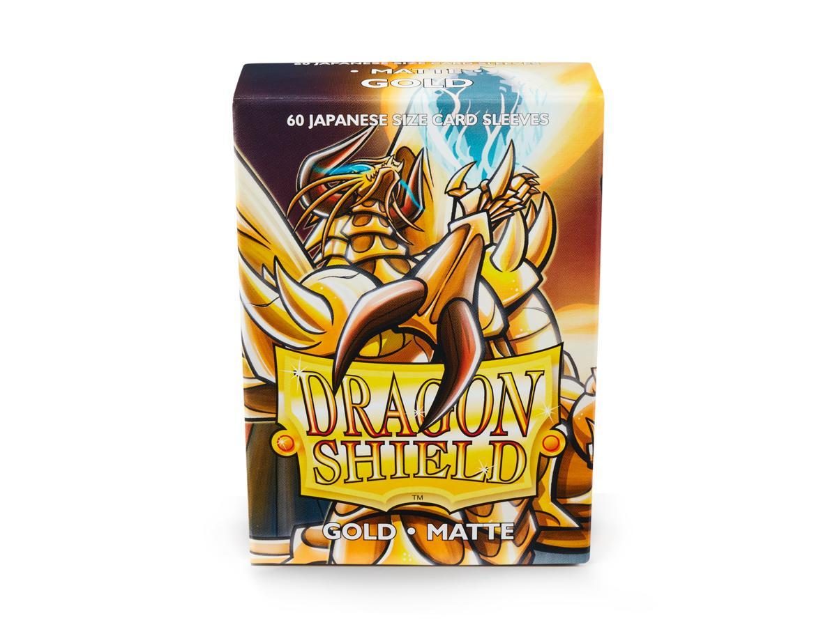 Dragon Shield Matte Sleeve - Gold ‘Pontifex’ 60ct | Tacoma Games